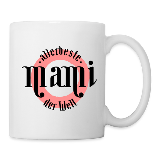 Tasse - allerbeste Mami der Welt Design - weiß