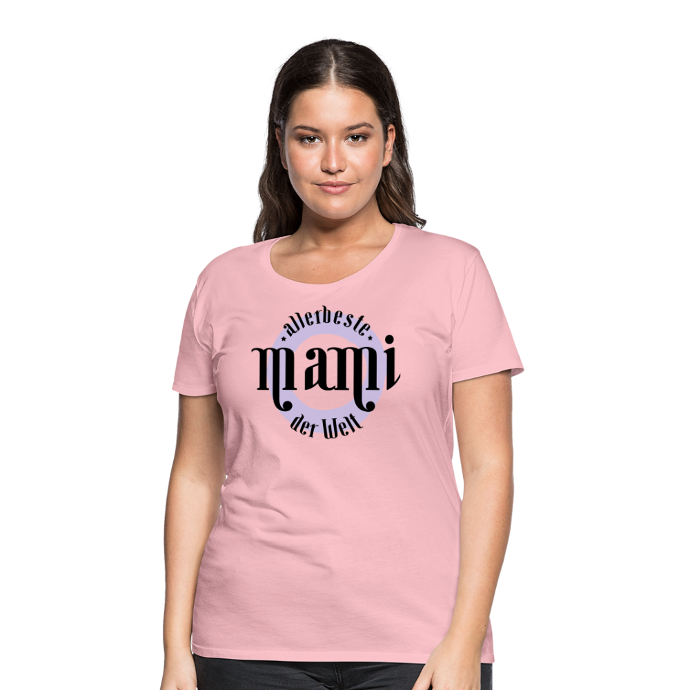 Frauen Premium T-Shirt - allerbeste Mami der Welt Design - Hellrosa