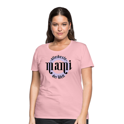 Frauen Premium T-Shirt - allerbeste Mami der Welt Design - Hellrosa