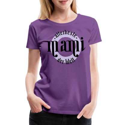 Frauen Premium T-Shirt - allerbeste Mami der Welt Design - Lila