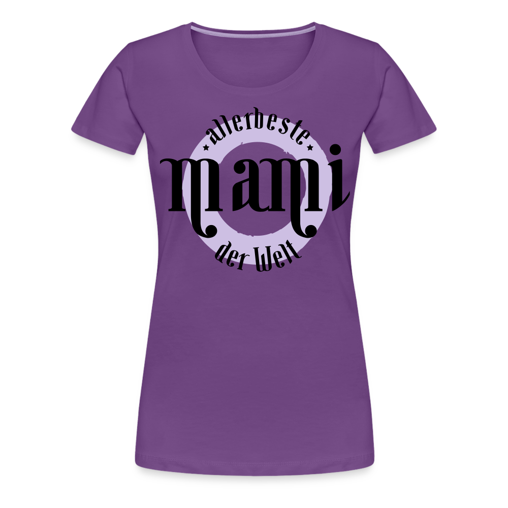 Frauen Premium T-Shirt - allerbeste Mami der Welt Design - Lila