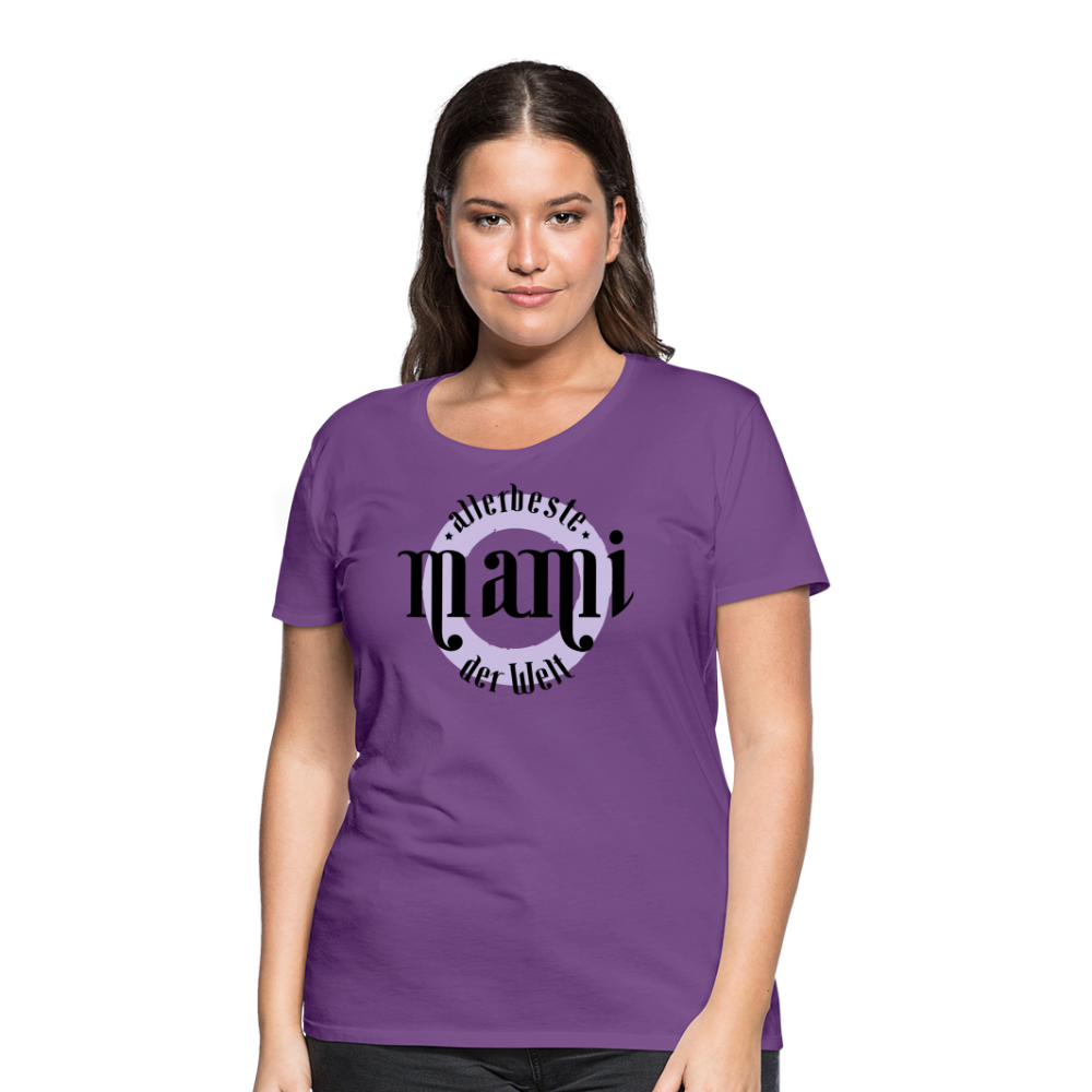 Frauen Premium T-Shirt - allerbeste Mami der Welt Design - Lila