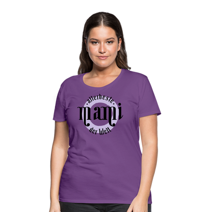 Frauen Premium T-Shirt - allerbeste Mami der Welt Design - Lila