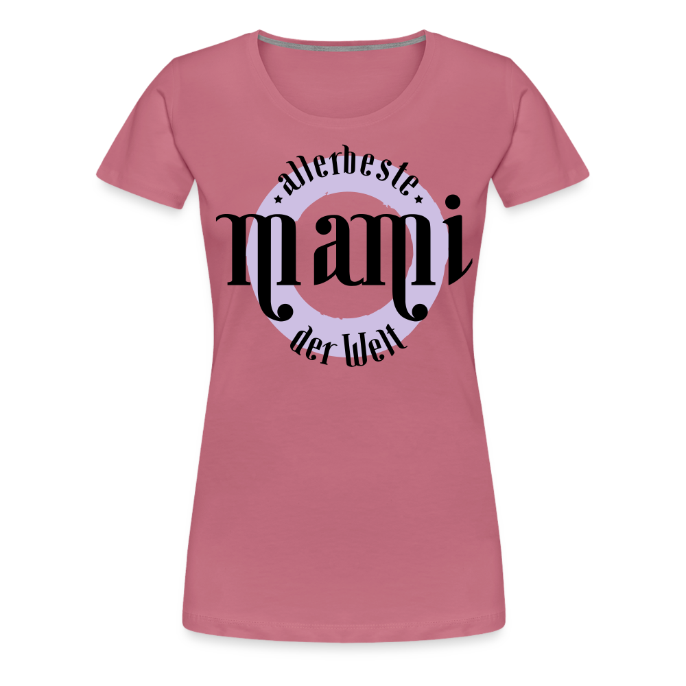 Frauen Premium T-Shirt - allerbeste Mami der Welt Design - Malve