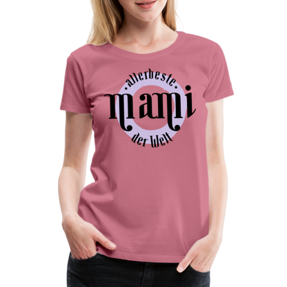 Frauen Premium T-Shirt - allerbeste Mami der Welt Design - Malve