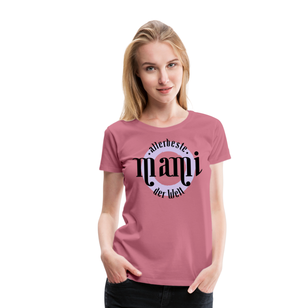 Frauen Premium T-Shirt - allerbeste Mami der Welt Design - Malve