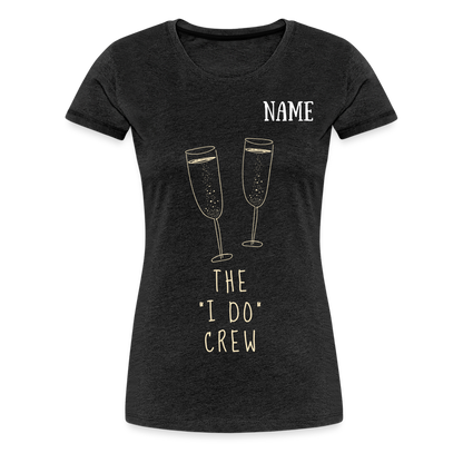 JGA T-Shirt The I do Crew - personalisierbar - Anthrazit