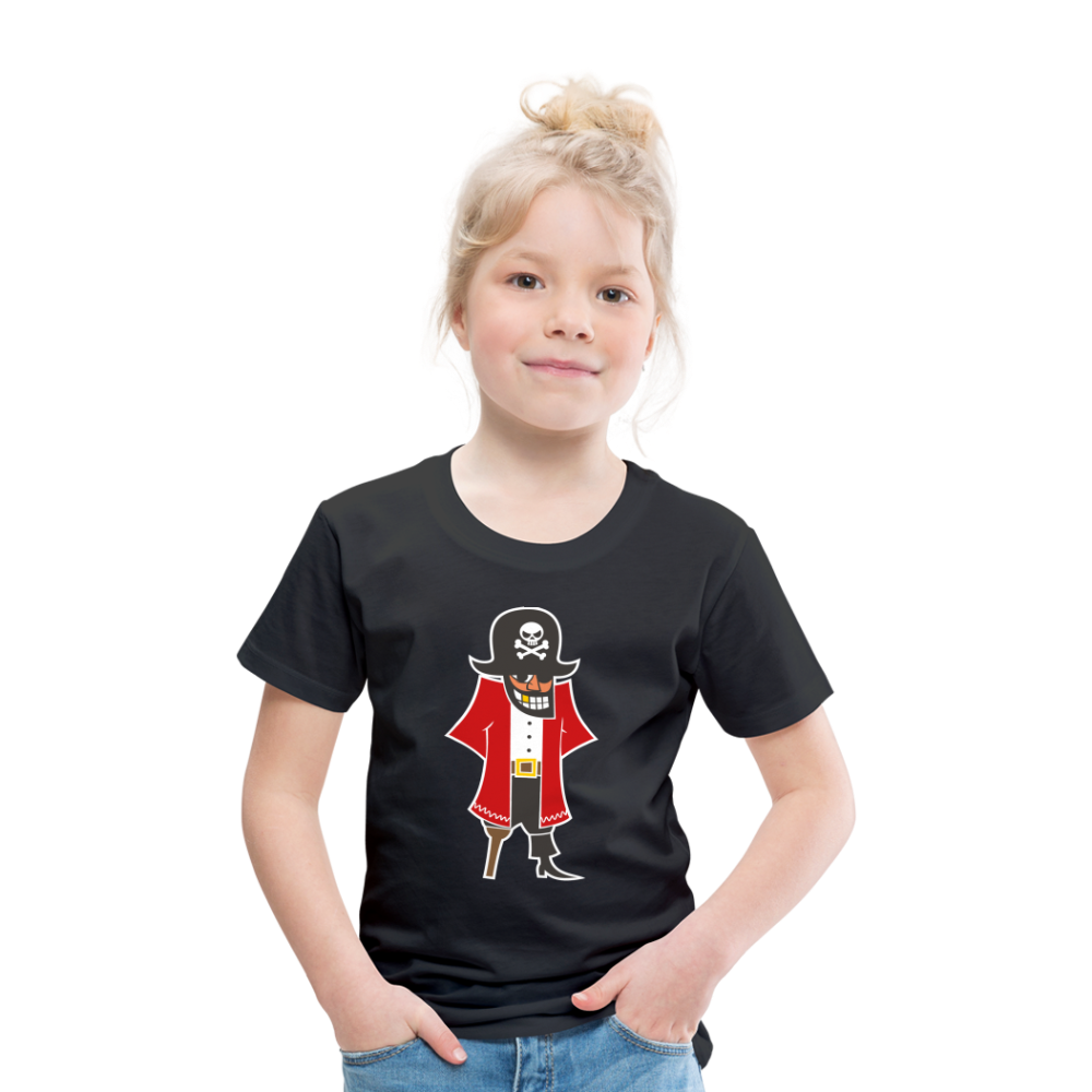 Kinder Premium T-Shirt - Pirat - Schwarz