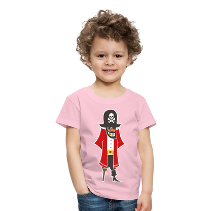 Kinder Premium T-Shirt - Pirat - Hellrosa