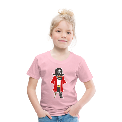 Kinder Premium T-Shirt - Pirat - Hellrosa