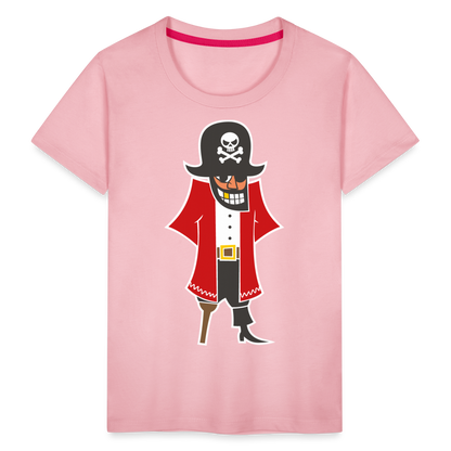 Kinder Premium T-Shirt - Pirat - Hellrosa