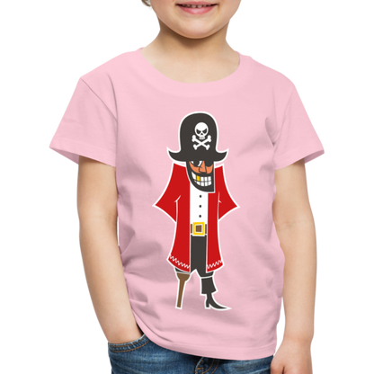 Kinder Premium T-Shirt - Pirat - Hellrosa