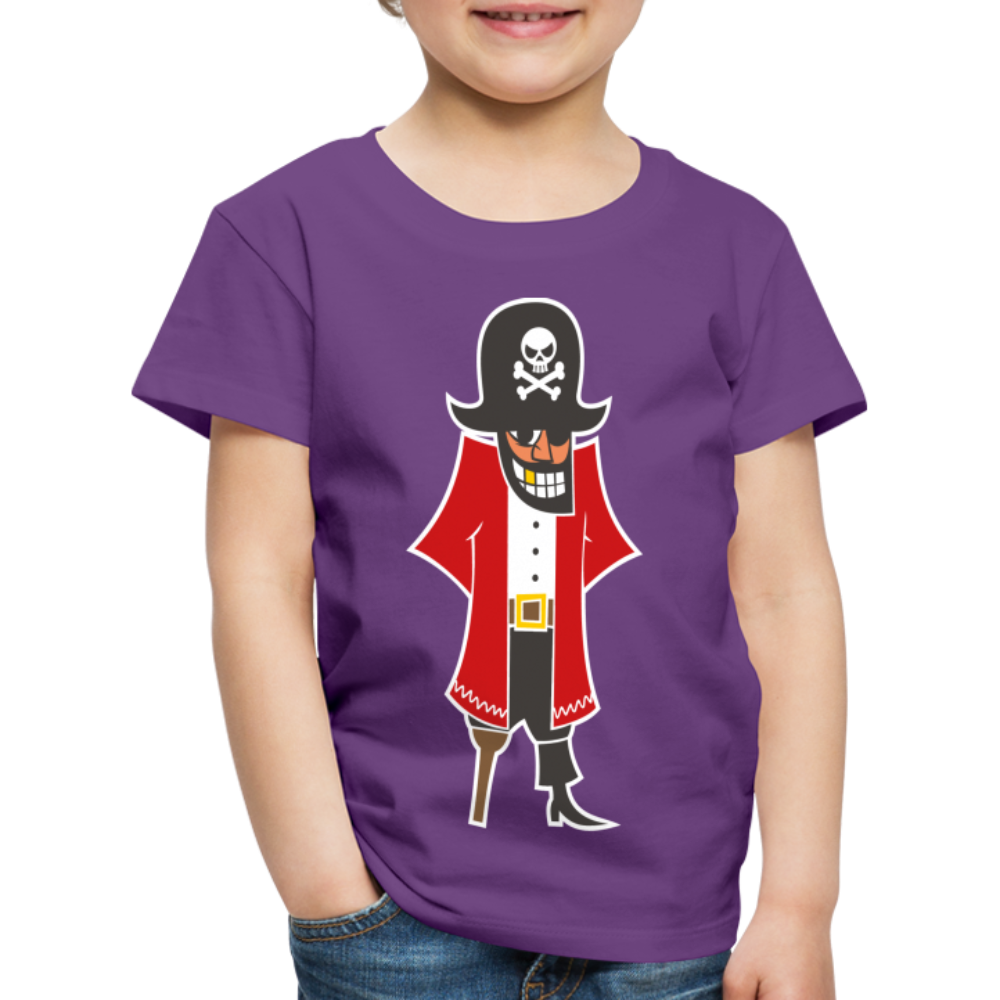 Kinder Premium T-Shirt - Pirat - Lila