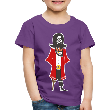 Kinder Premium T-Shirt - Pirat - Lila