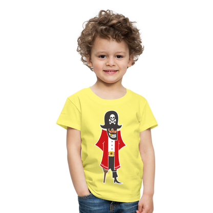 Kinder Premium T-Shirt - Pirat - Gelb