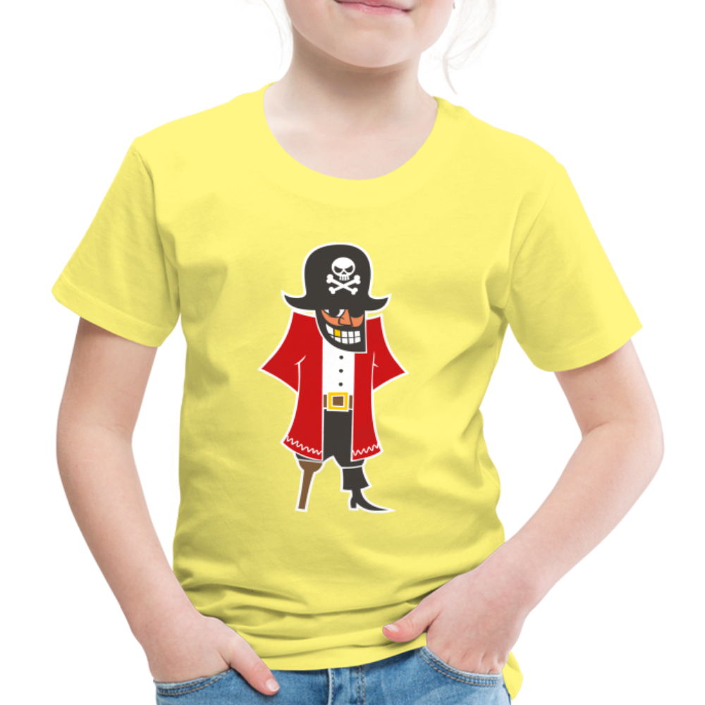 Kinder Premium T-Shirt - Pirat - Gelb