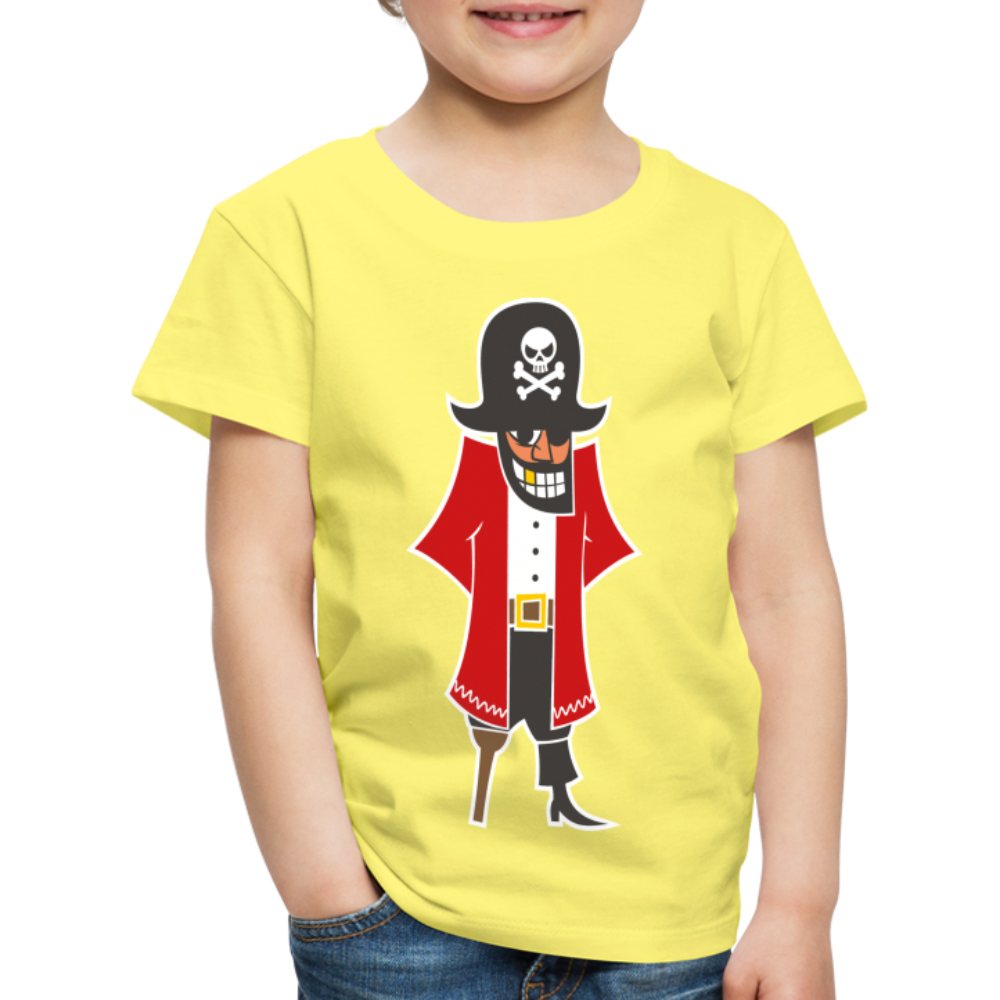 Kinder Premium T-Shirt - Pirat - Gelb