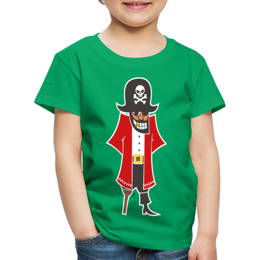 Kinder Premium T-Shirt - Pirat - Kelly Green