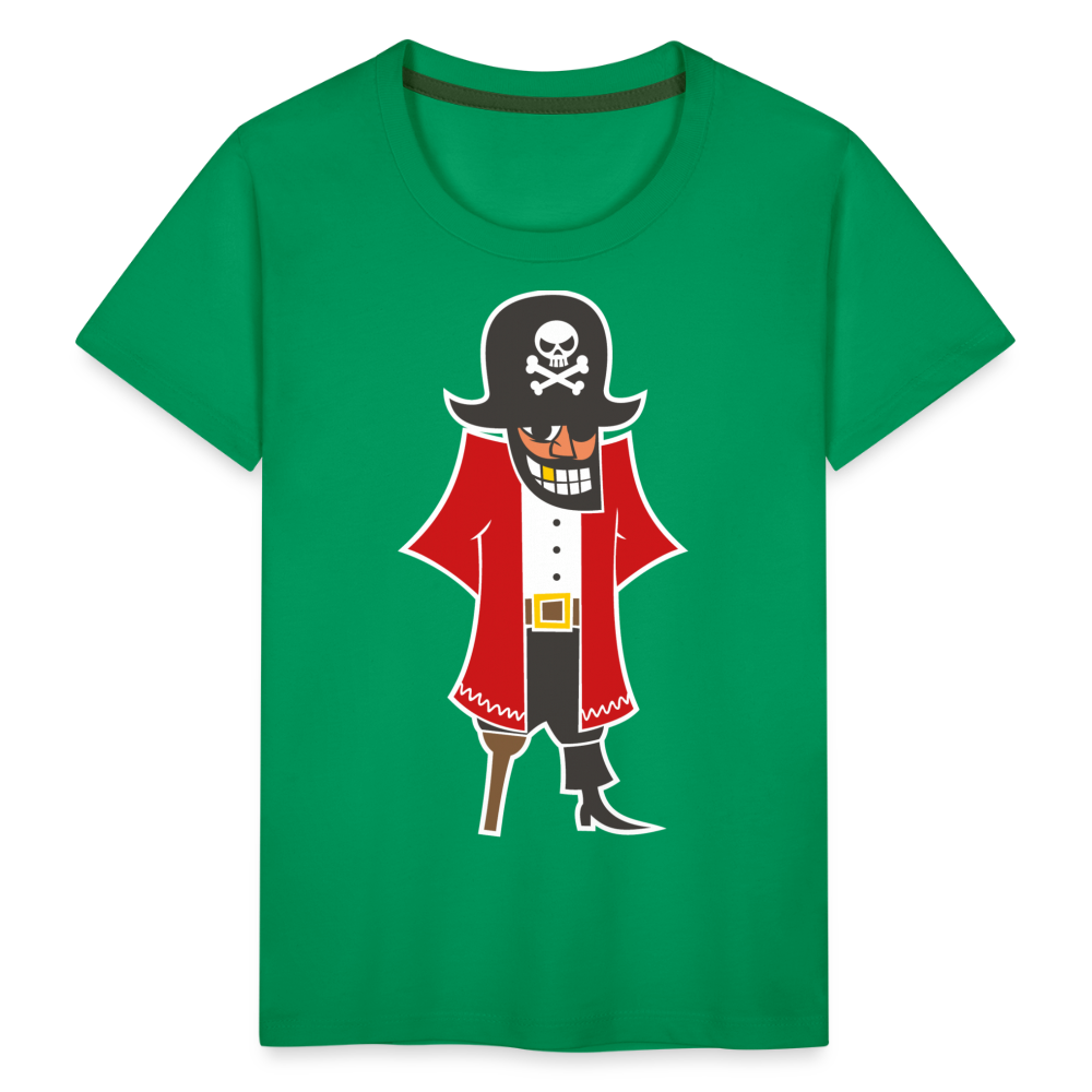 Kinder Premium T-Shirt - Pirat - Kelly Green