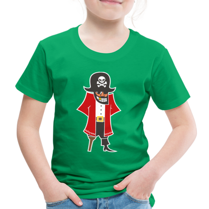 Kinder Premium T-Shirt - Pirat - Kelly Green