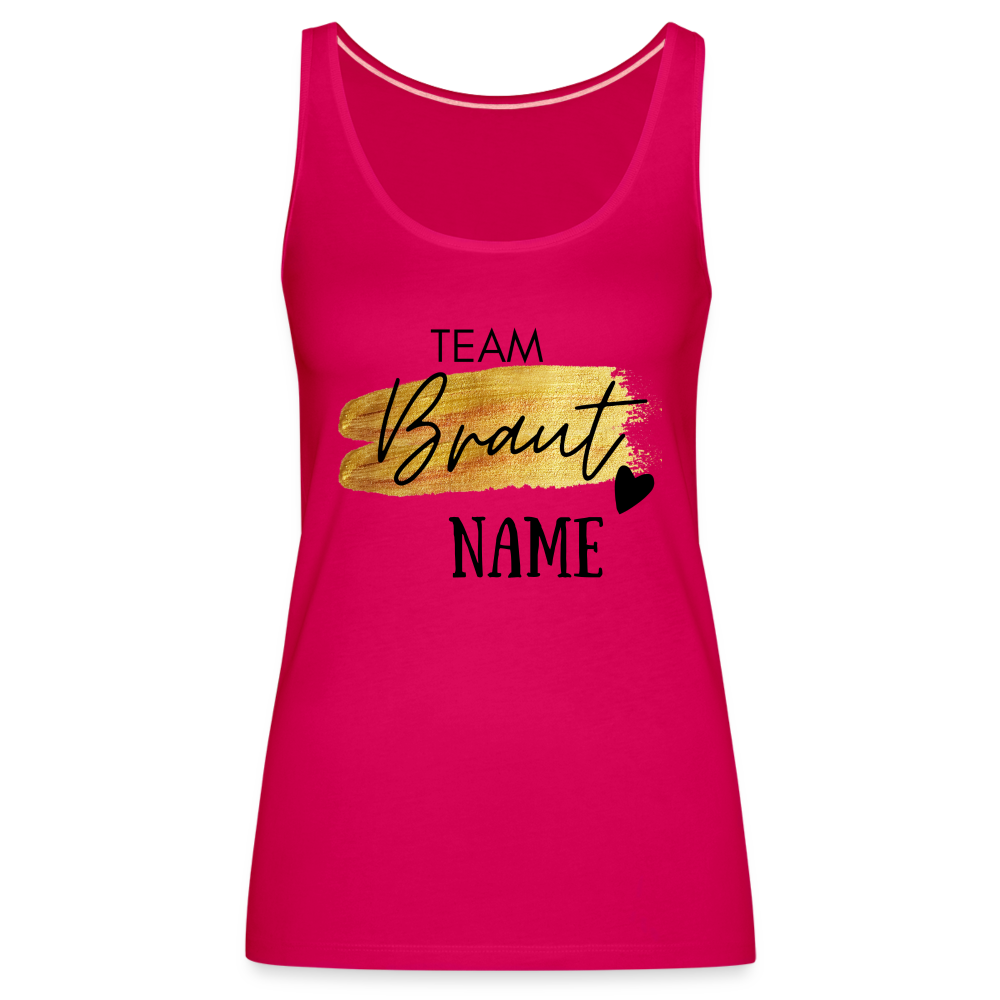 Frauen Premium Tank Top - dunkles Pink