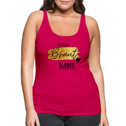 Frauen Premium Tank Top - dunkles Pink