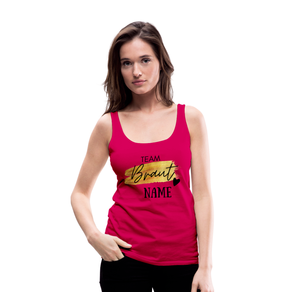 Frauen Premium Tank Top - dunkles Pink