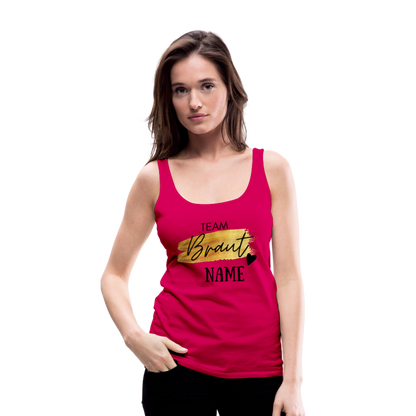 Frauen Premium Tank Top - dunkles Pink