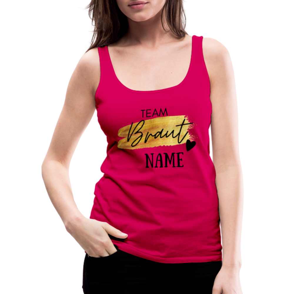 Frauen Premium Tank Top - dunkles Pink