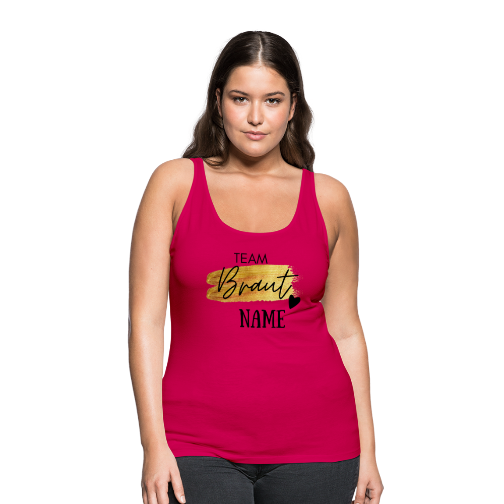 Frauen Premium Tank Top - dunkles Pink