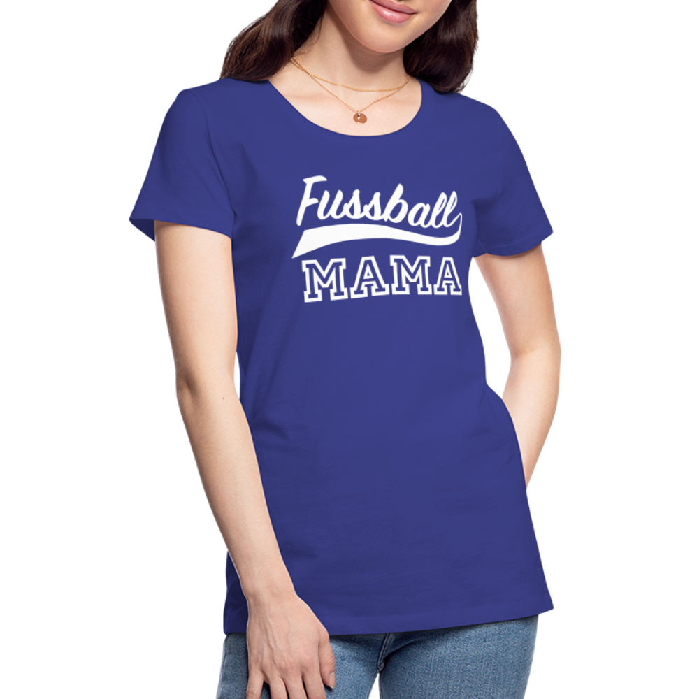 Frauen Premium T-Shirt Fußball Mama - Königsblau