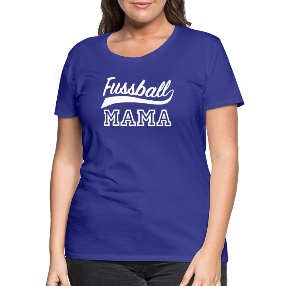 Frauen Premium T-Shirt Fußball Mama - Königsblau