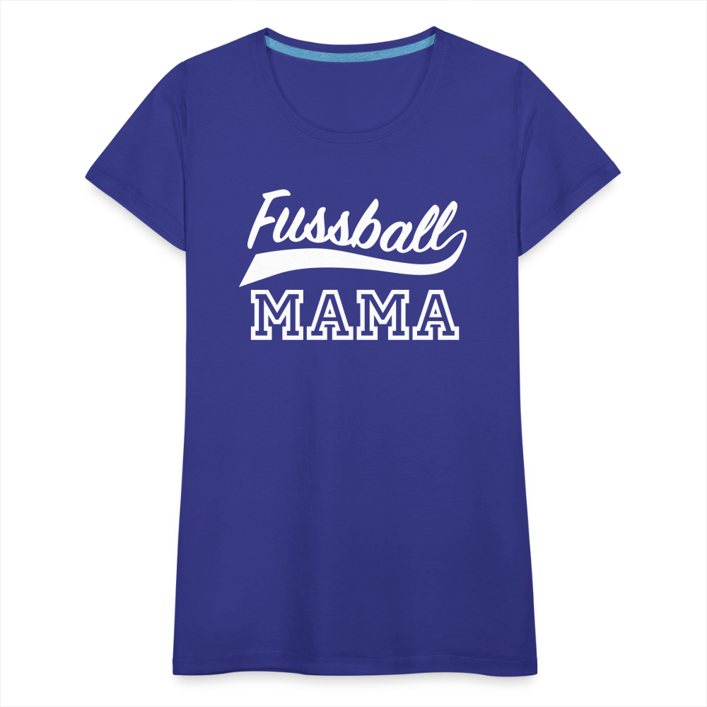 Frauen Premium T-Shirt Fußball Mama - Königsblau