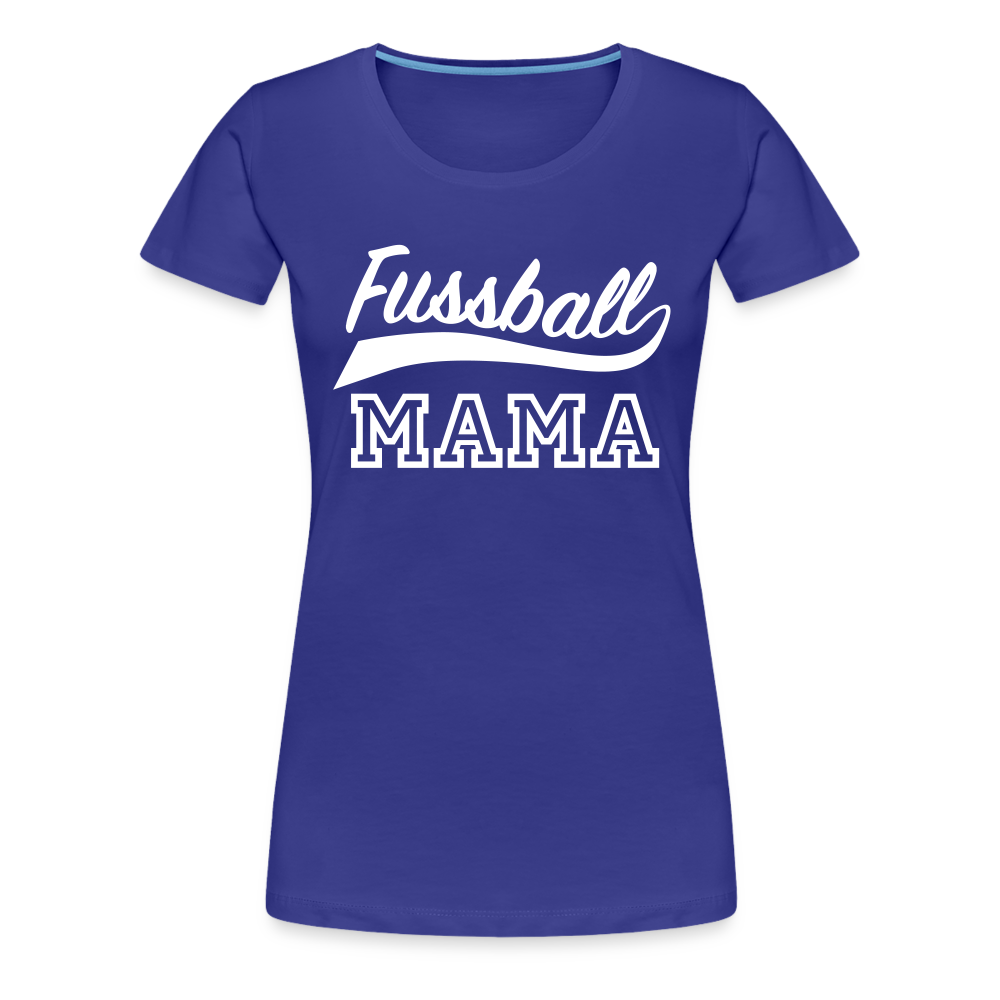 Frauen Premium T-Shirt Fußball Mama - Königsblau