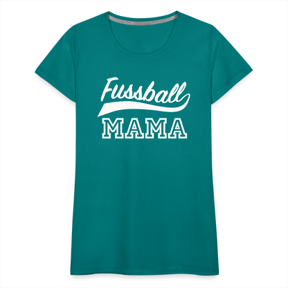 Frauen Premium T-Shirt Fußball Mama - Divablau