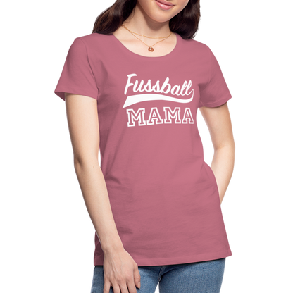 Frauen Premium T-Shirt Fußball Mama - Malve