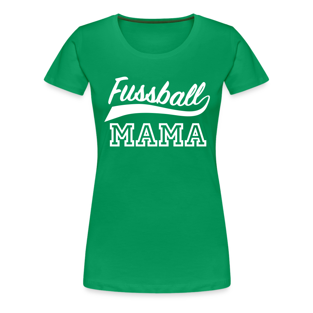 Frauen Premium T-Shirt Fußball Mama - Kelly Green