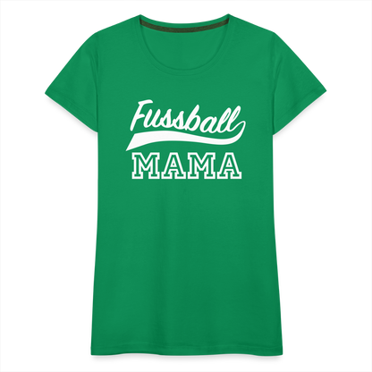 Frauen Premium T-Shirt Fußball Mama - Kelly Green