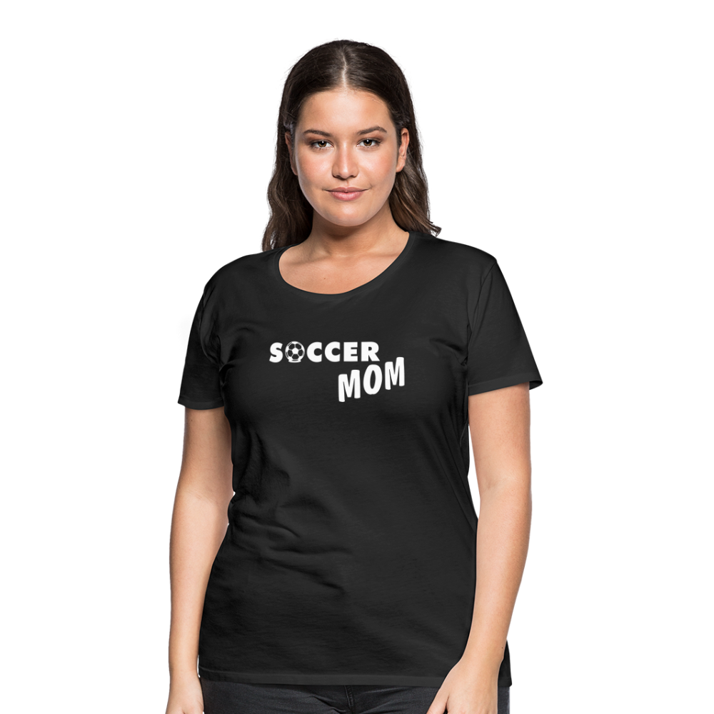 Frauen Premium T-Shirt - Soccer Mom - Schwarz