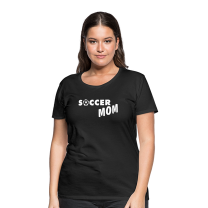 Frauen Premium T-Shirt - Soccer Mom - Schwarz