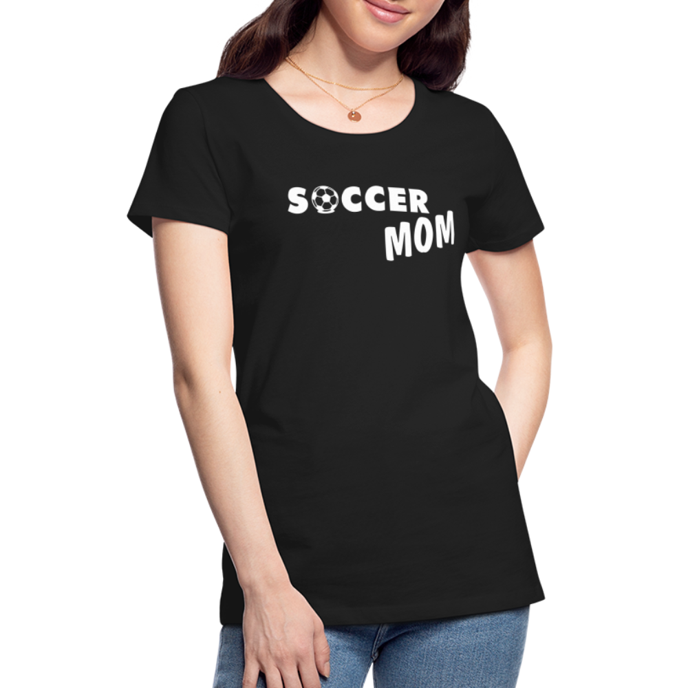 Frauen Premium T-Shirt - Soccer Mom - Schwarz