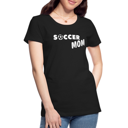 Frauen Premium T-Shirt - Soccer Mom - Schwarz