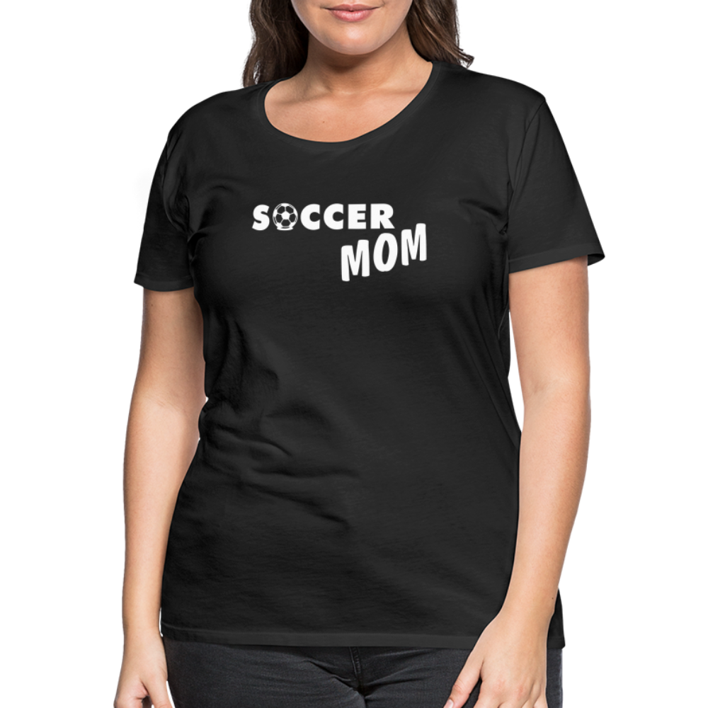 Frauen Premium T-Shirt - Soccer Mom - Schwarz