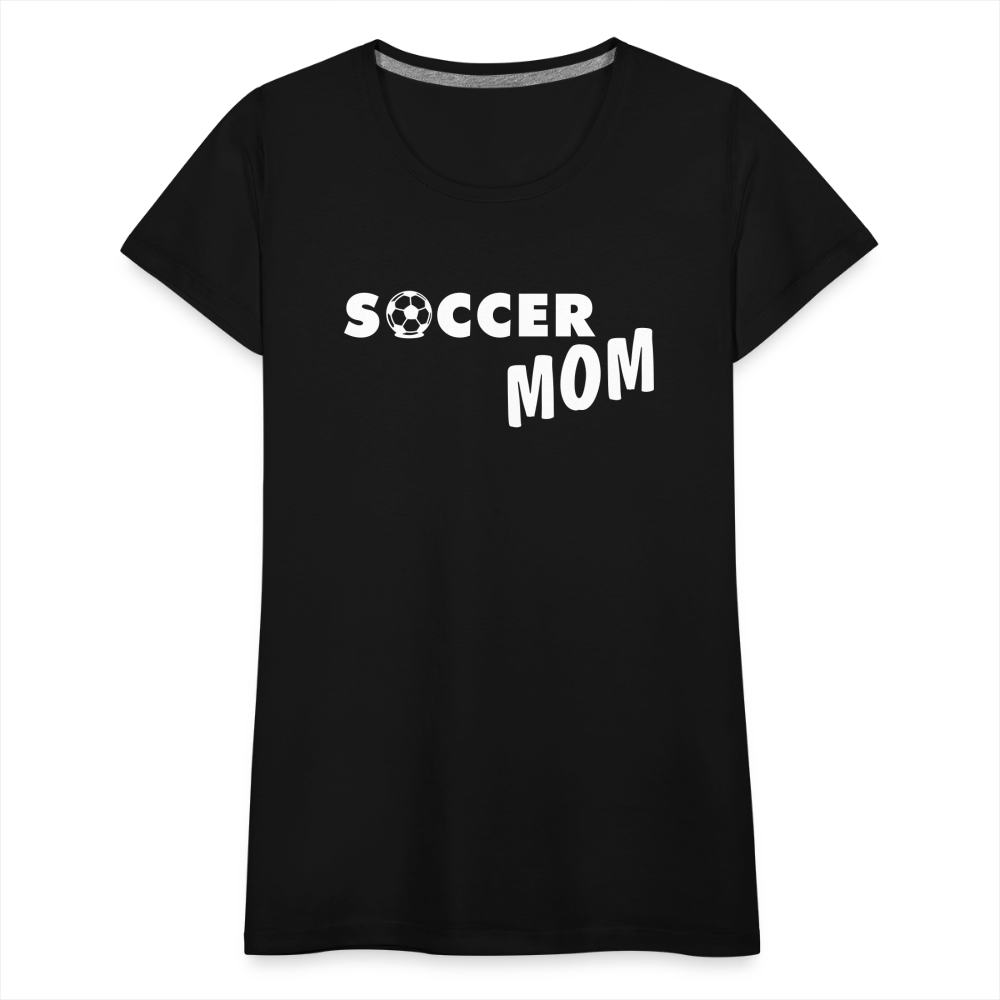 Frauen Premium T-Shirt - Soccer Mom - Schwarz