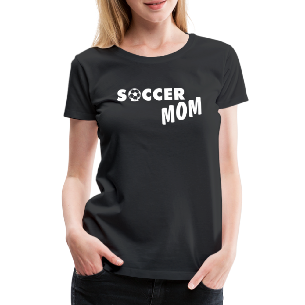 Frauen Premium T-Shirt - Soccer Mom - Schwarz