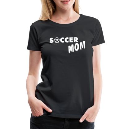 Frauen Premium T-Shirt - Soccer Mom - Schwarz