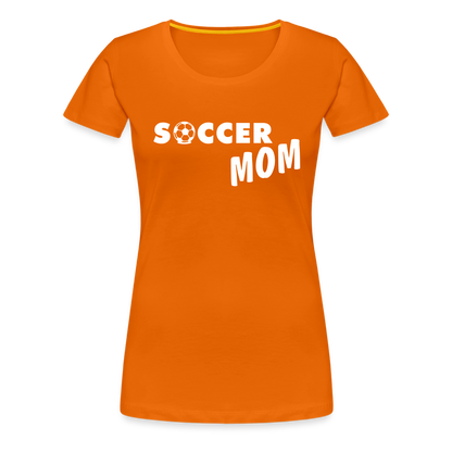 Frauen Premium T-Shirt - Soccer Mom - Orange