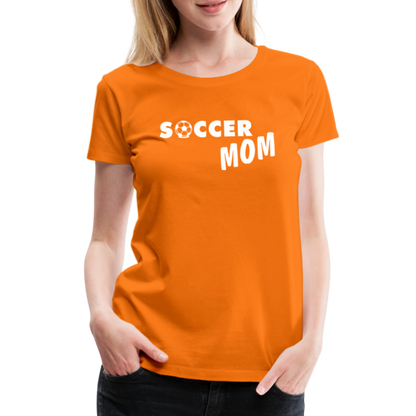 Frauen Premium T-Shirt - Soccer Mom - Orange