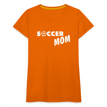 Frauen Premium T-Shirt - Soccer Mom - Orange