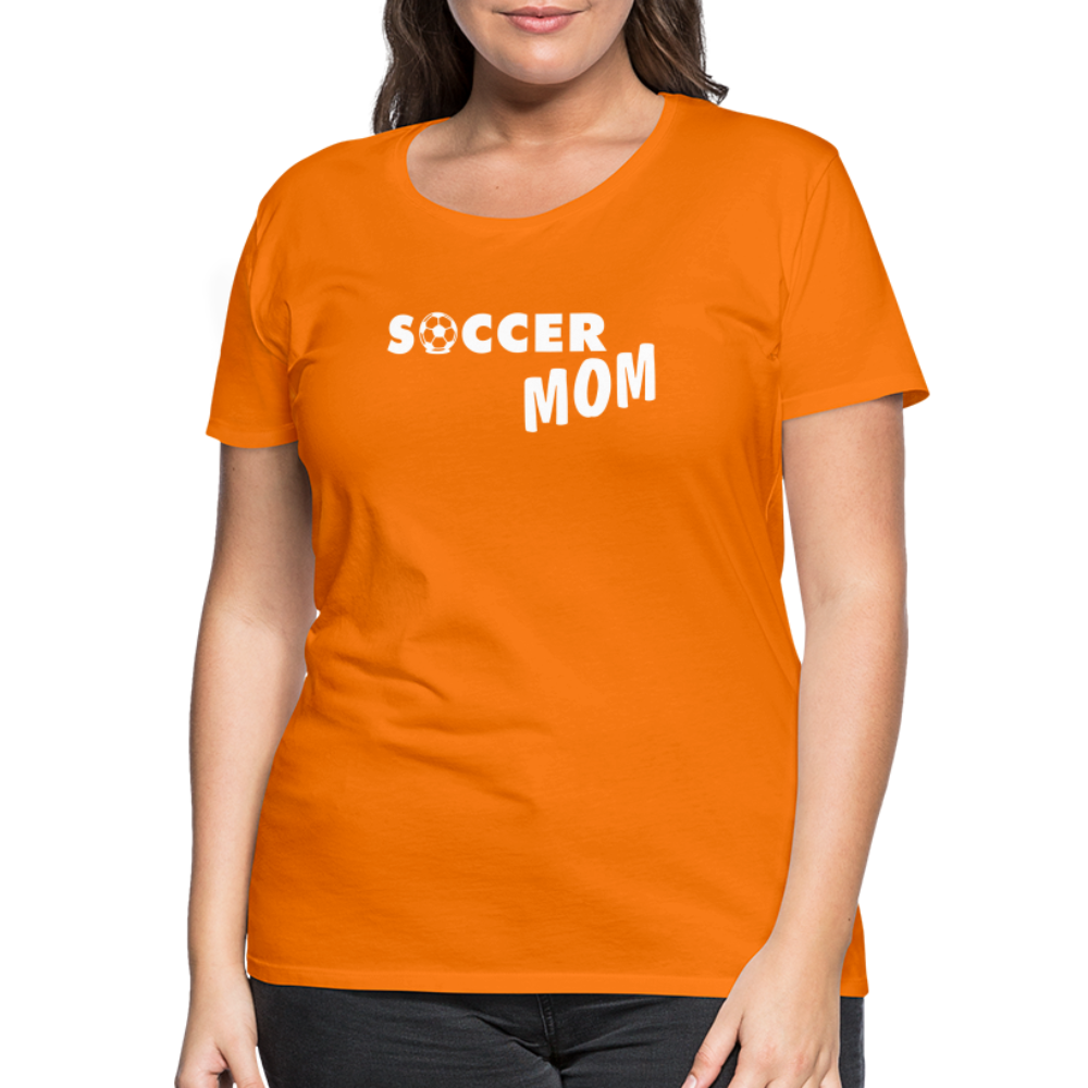 Frauen Premium T-Shirt - Soccer Mom - Orange